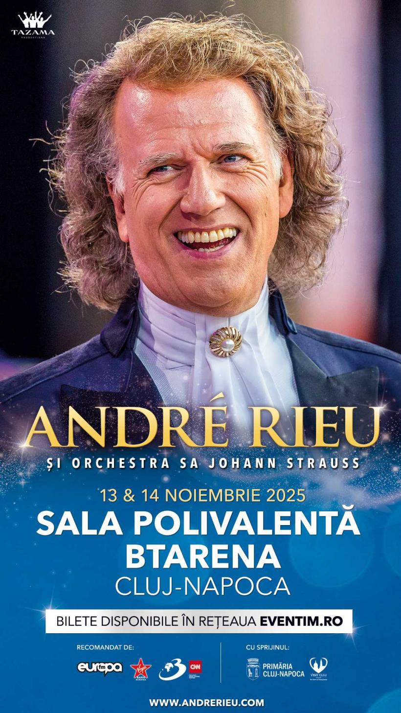 Bilete în vânzare pentru concertele André Rieu: trăiește magia muzicii live, în 2025, la BTarena, Cluj-Napoca! 18928702