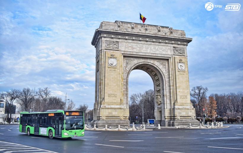 Modificări ale liniilor de transport public din zona Arcului de Triumf, pentru manifestările dedicate Zilei Naționale a României