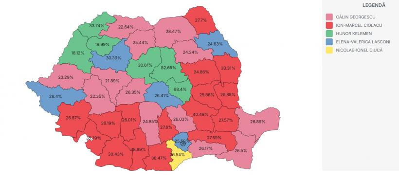 Cum a migrat electoratul PSD la Călin Georgescu și cel al PNL la Elena Lasconi 18929425