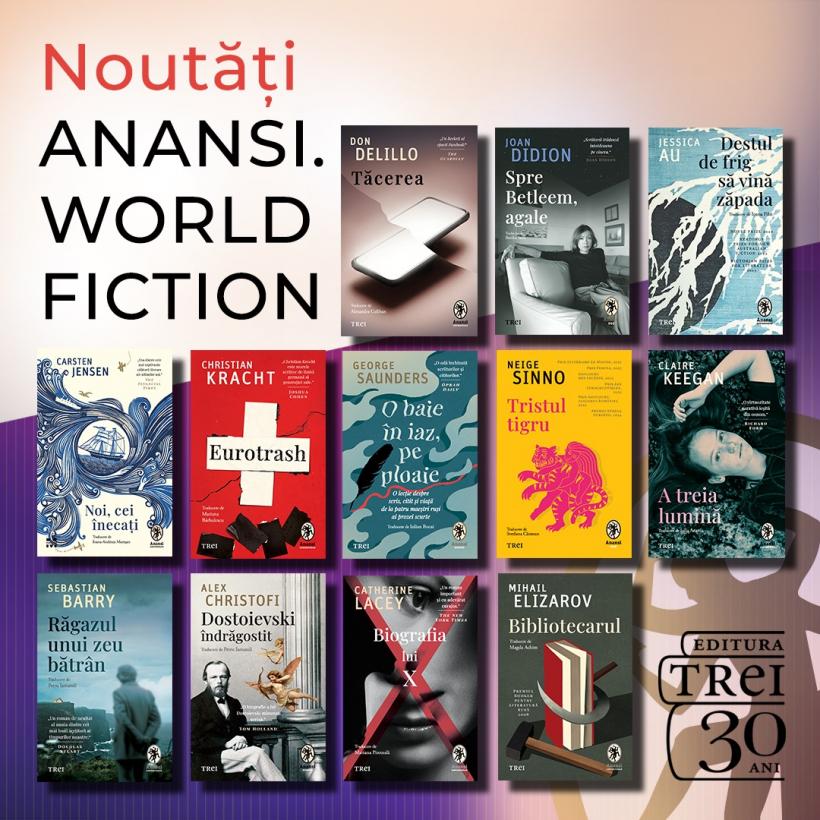 Peste 15 de traduceri din literatura universală, în cadrul Anansi. World Fiction, la Gaudeamus 2024