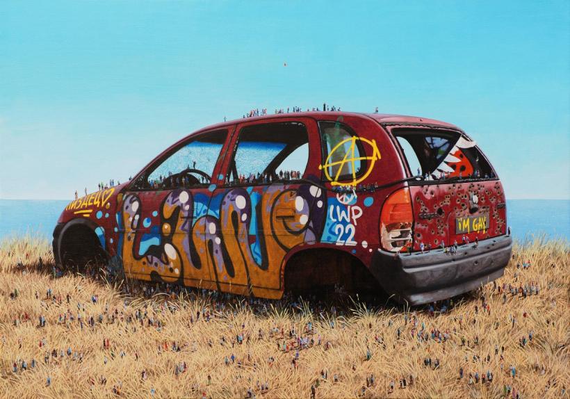 Unul dintre cei mai importanți pictori contemporani din România, ROMAN TOLICI, deschide NEW HOPE la Brașov 18930073