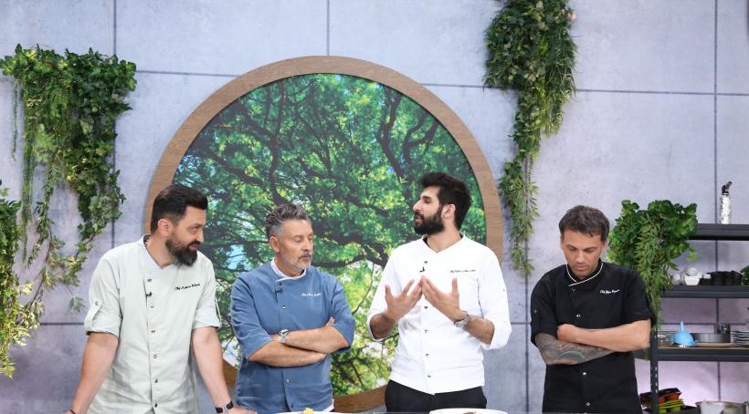 Chef Richard Abou Zaki a dat aseară cuțitul de aur. Jurații se înfruntă diseară pentru ultima amuletă și împart ultimele cuțite ale acestui sezon Chefi la cuțite 18930614