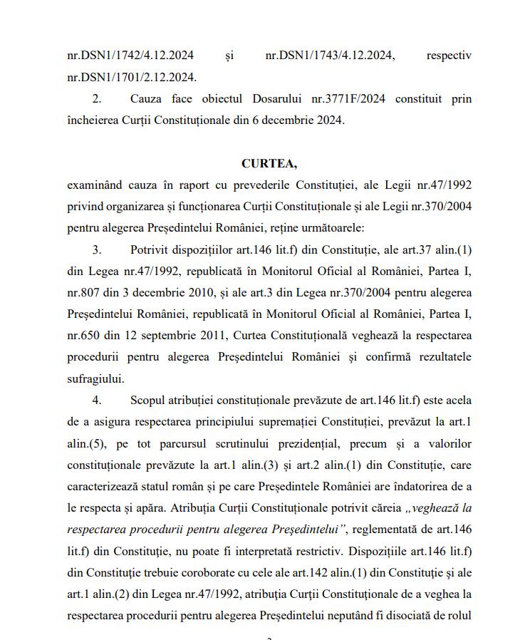 Motivarea CCR: Iată de ce a anulat Curtea Constituțională alegerile prezidențiale 18931005