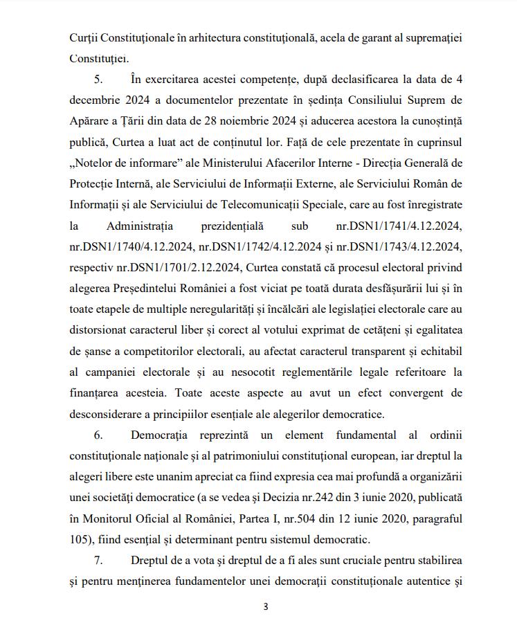 Motivarea CCR: Iată de ce a anulat Curtea Constituțională alegerile prezidențiale 18931006