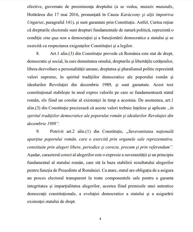 Motivarea CCR: Iată de ce a anulat Curtea Constituțională alegerile prezidențiale 18931007