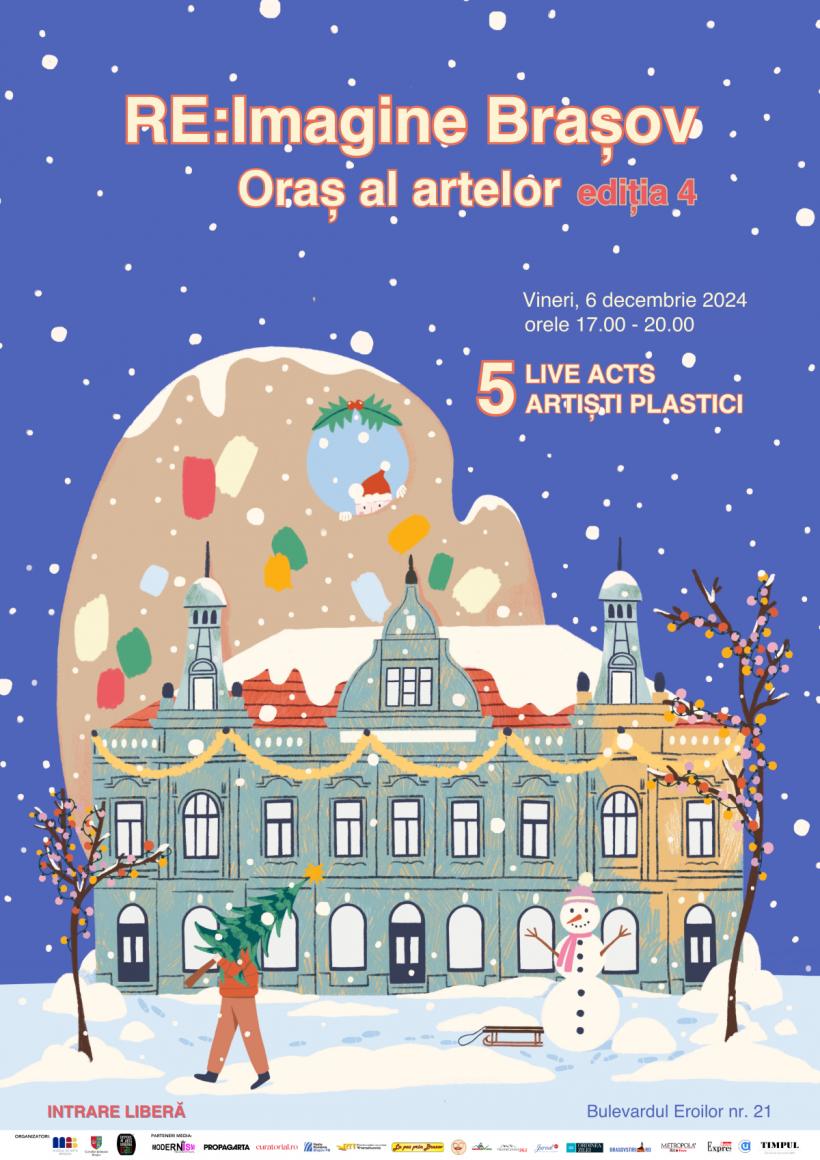 Ultimul eveniment din 2024 al proiectului „Re:Imagine Brașov – Oraș al Artelor” la Muzeul de Artă Brașov