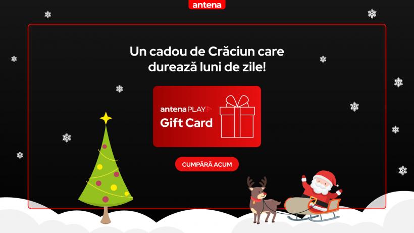 AntenaPLAY aduce magia sărbătorilor cu Gift Card-ul de Crăciun și Calendarul Advent