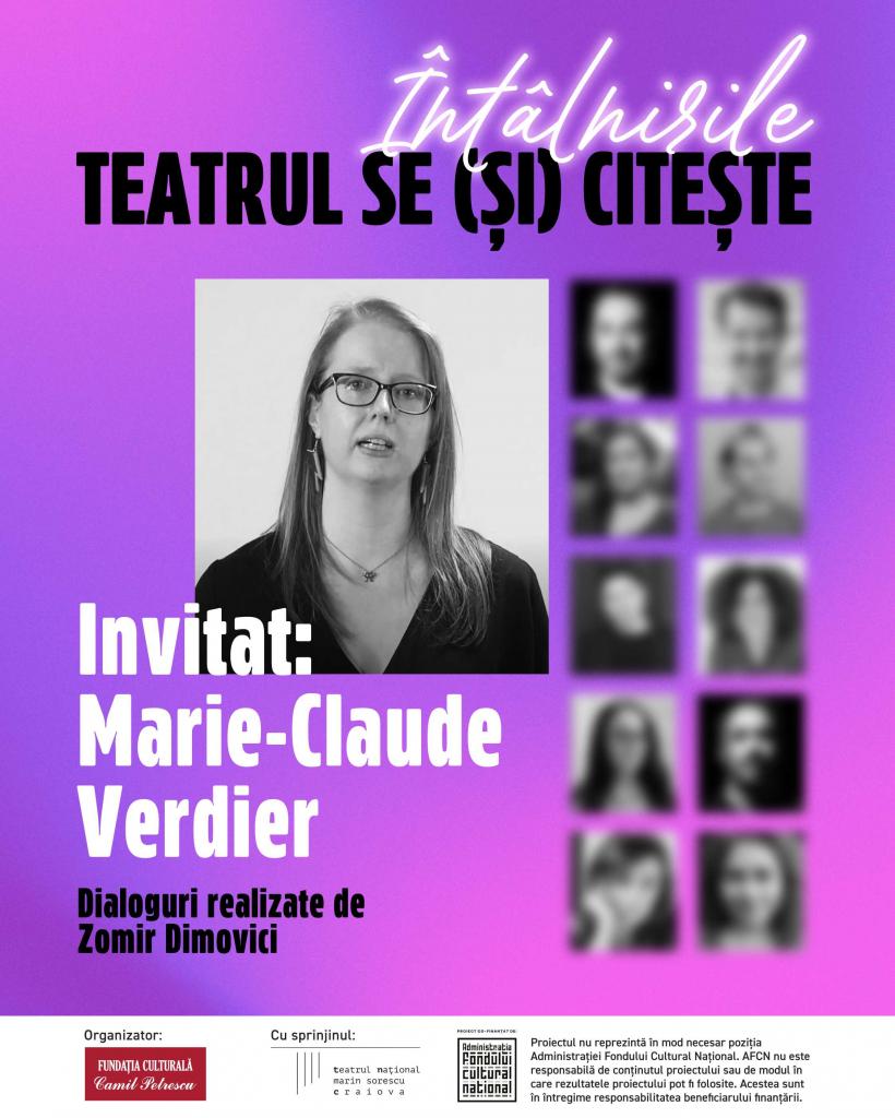 MARIE-CLAUDE VERDIER – incursiuni în dramaturgia din Québec