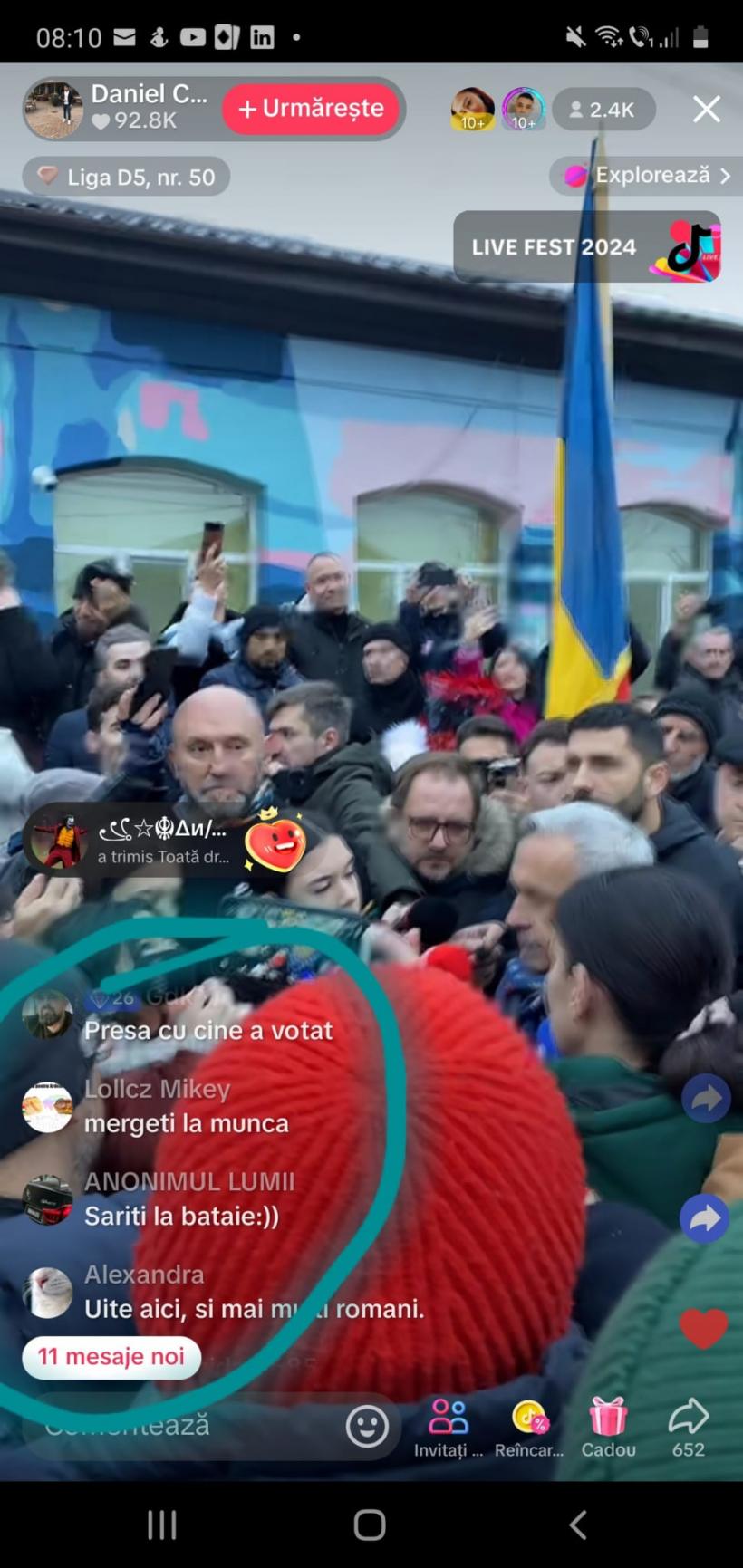 Răscoală pe TikTok, cu furci și topoare! Lumea crede tot ce vede pe rețele. Cum arată de aproape o coborâre în offline a lui Călin Georgescu 18931216