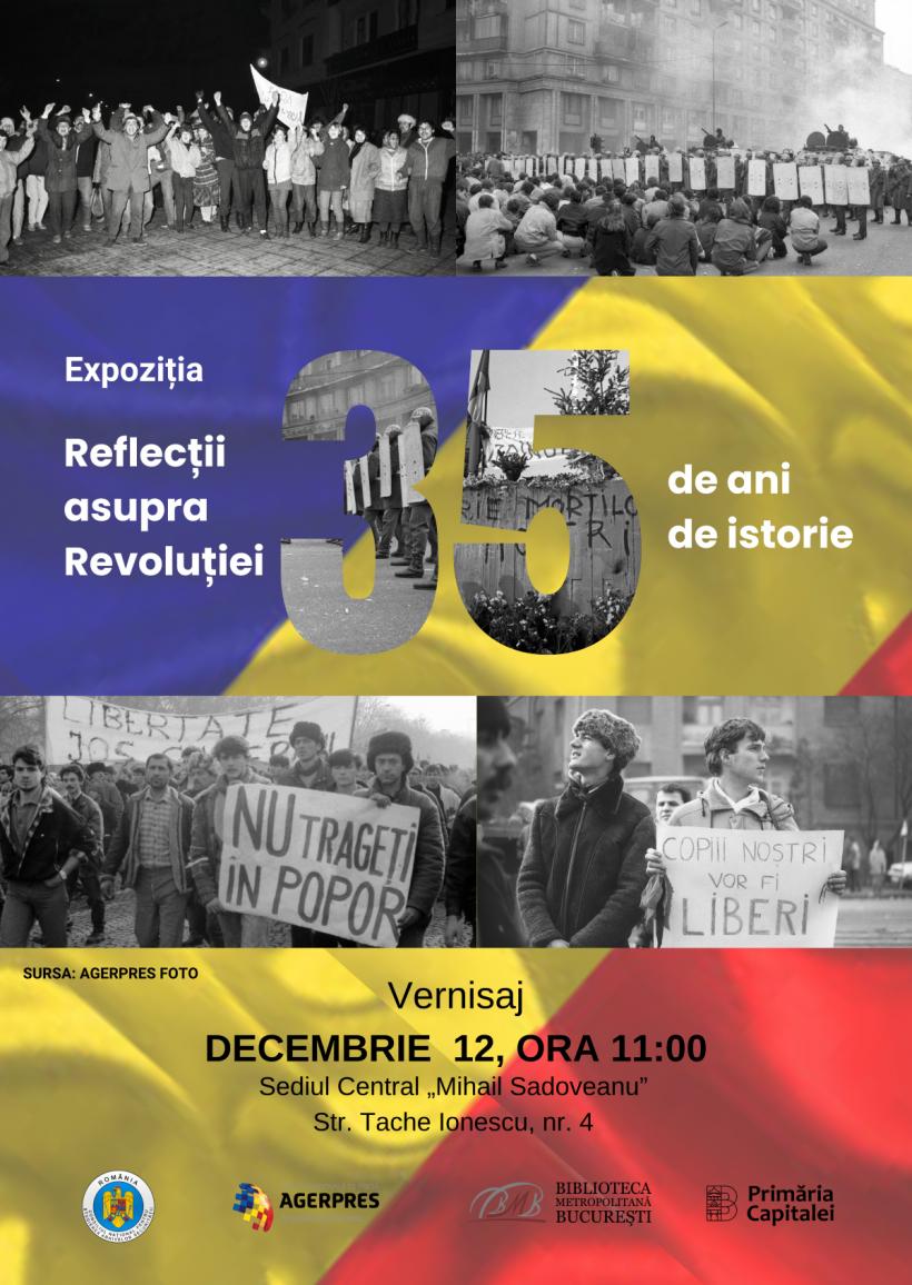 Biblioteca Metropolitană București marchează 35 de ani de la Revoluția Română printr-o expoziție de excepție