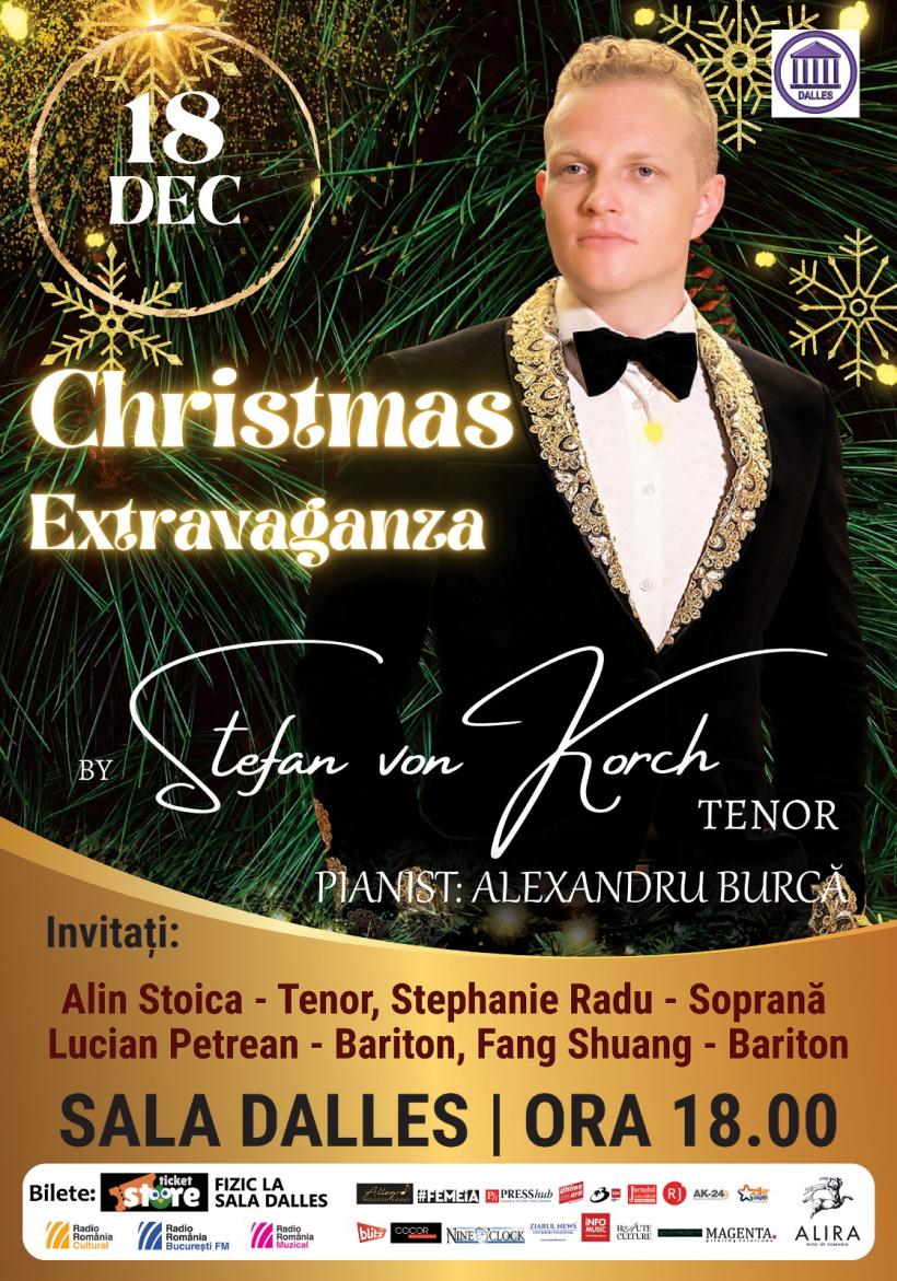 Tenorul Ştefan von Korch dăruieşte poveşti de iarnă pe portativ melomanilor din Bucureşti, Timişoara şi Blaj în luna decembrie 18931611