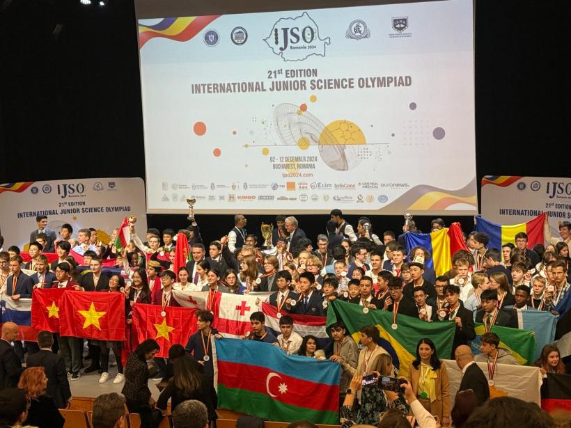 Performanță uriașă a elevilor români: Două medalii de aur, cinci de argint şi cinci de bronz la Olimpiada Internațională de Științe pentru Juniori  18931798