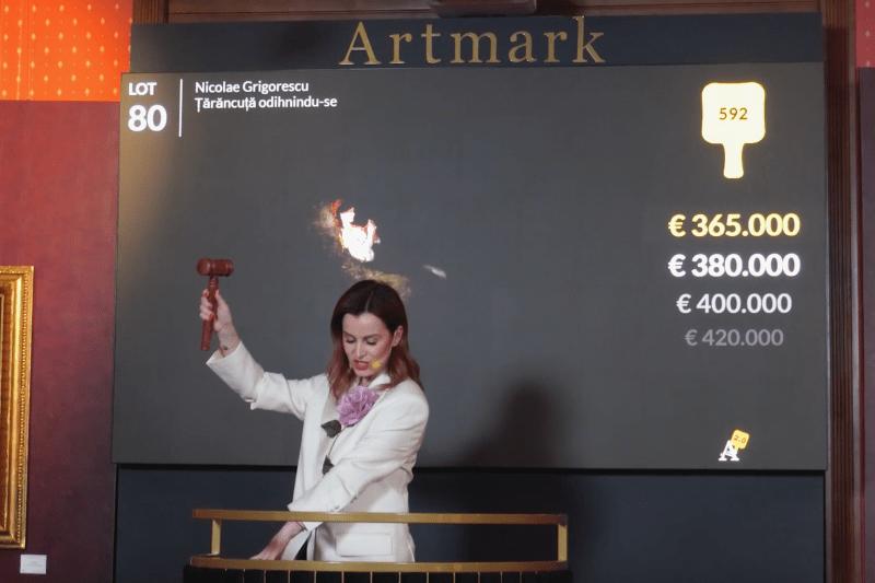 Moment istoric la Artmark. Noul record al pieței de artă: 365.000 EURO pentru un tablou de Grigorescu. Piața românească de artă atinge noi recorduri în cadrul celei mai bune licitații de iarnă din ultimii cinci ani