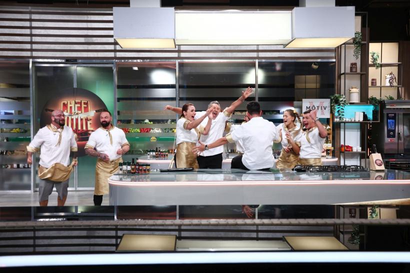 Echipa aurie a câștigat ieri battle-ul la Chefi la cuțite. Diseară, se instaurează panica în bucătărie! Concurenții gătesc cu ochelari speciali: ”Era totul în ceață, nu vedeam nimic” 18932443