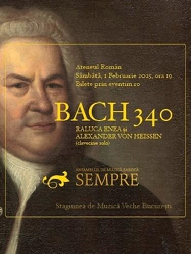 BACH 340 în deschiderea Stagiunii de Muzică Veche București 18933150
