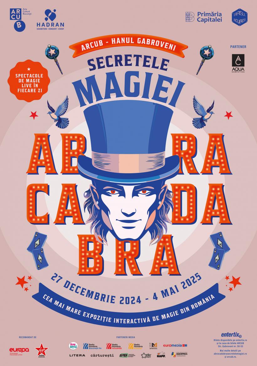 SĂRBĂTORI MAGICE LA ARCUB: EXPOZIȚIA „ABRACADABRA – SECRETELE MAGIEI” CUPRINDE CENTRUL CAPITALEI 18933749