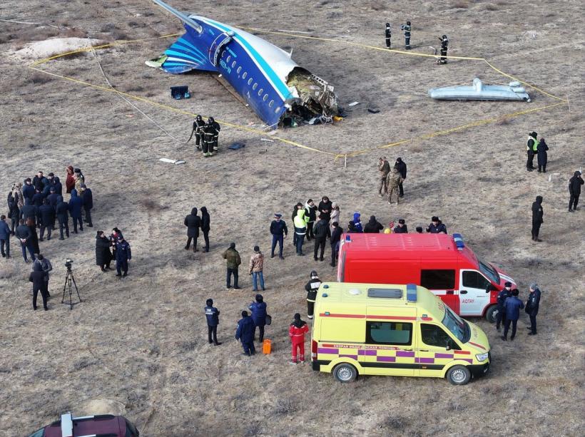 Rusia a provocat tragedia aviatică în care 38 de pasageri au murit: Avionul Azerbaijan Airlines s-a prăbușit din cauza unei rachete rusești