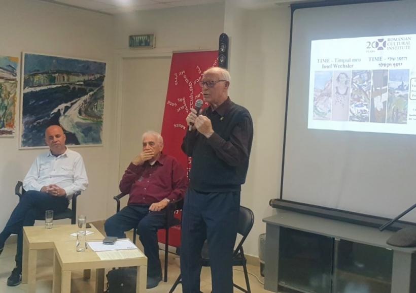Artă plastică și muzică: expoziția lui Iosif Wechsler a fost vernisată la Galeria ICR Tel Aviv