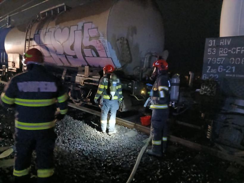 Circulația feroviară reluată în zona Albești Târnava după intervenția autorităților 18934782