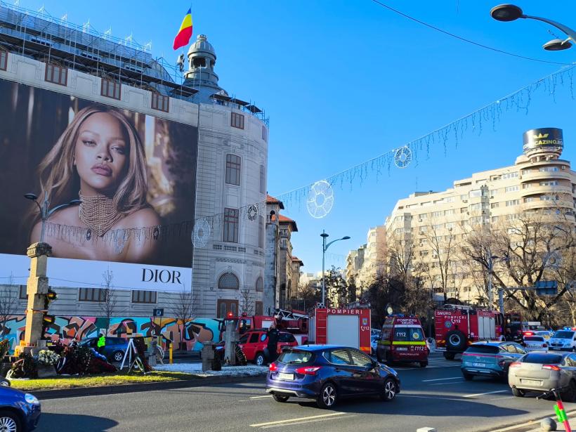 Stegarul Dac protestează din nou: Circulație blocată în zona Universității din București 18934865