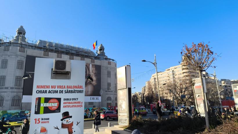 Stegarul Dac protestează din nou: Circulație blocată în zona Universității din București 18934868