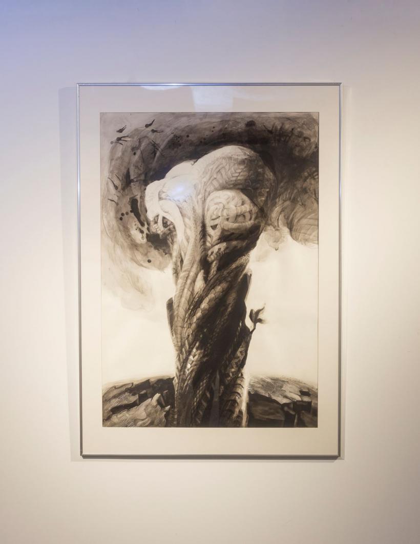 Expoziția „Firul cu plumb” semnată de artista vizuală Marcela Rădulescu rămâne deschisă la Scemtovici & Benowitz Gallery toată luna ianuarie 18935160