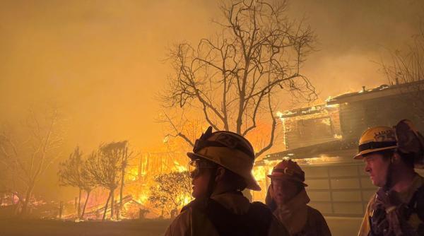 Consulatul General al României la Los Angeles, evacuat din cauza incendiilor