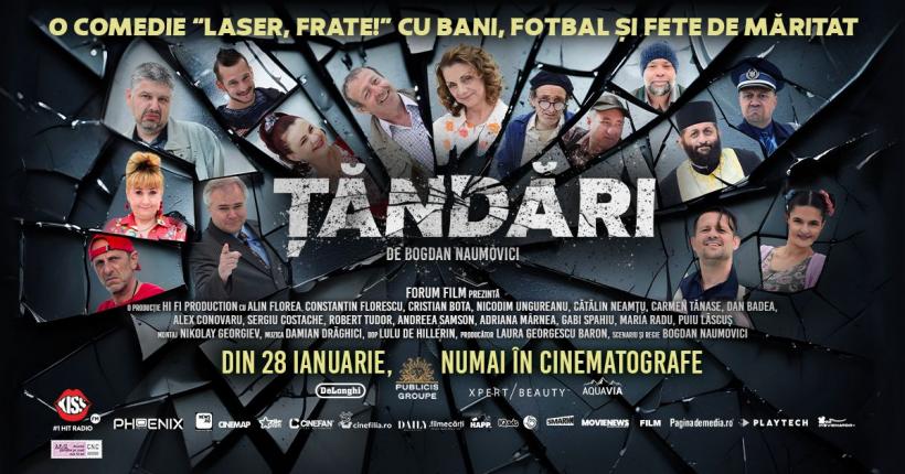 Damian Drăghici a compus coloana sonoră pentru filmul „Țăndări”! Din distribuția filmului lui Bogdan Naumovici fac parte cunoscuți actori de comedie 18935586