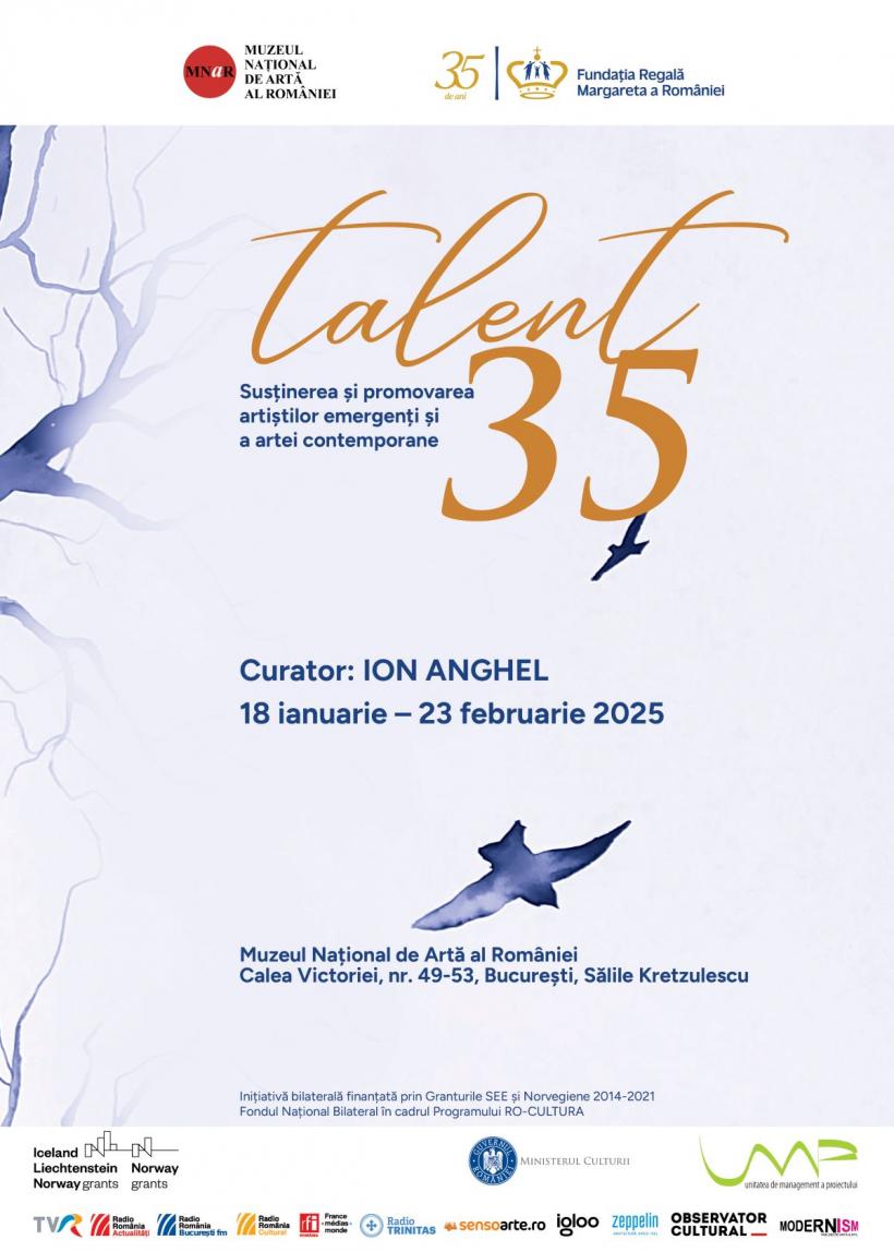 Expoziția aniversară Talent 35. Susținerea și promovarea artiștilor emergenți și a artei contemporane