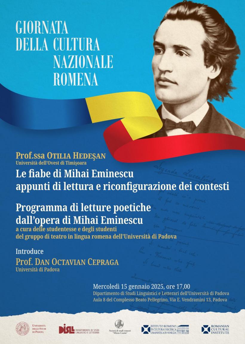 Ziua Culturii Naţionale la Universitatea din Padova, 15 ianuarie 2025