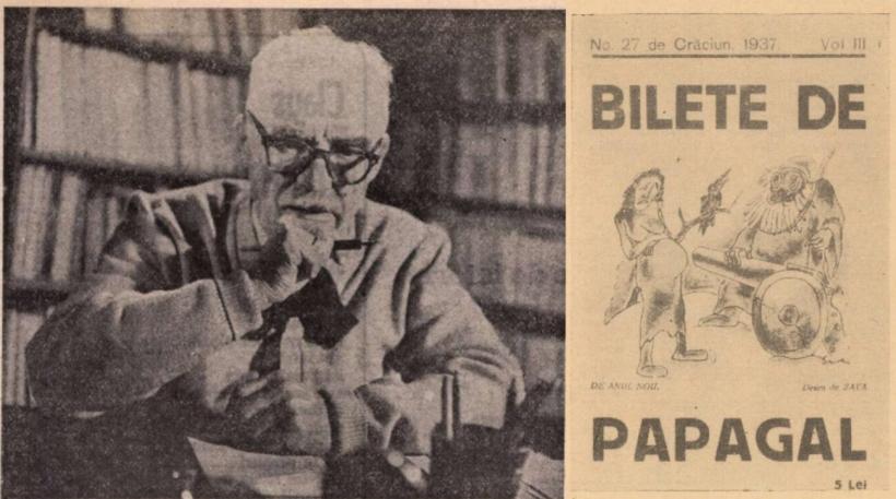 „Bilete de papagal”, povestea revistei-purice a lui Arghezi 18936381