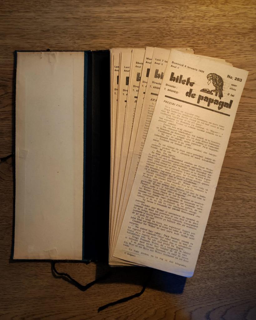 „Bilete de papagal”, povestea revistei-purice a lui Arghezi 18936386