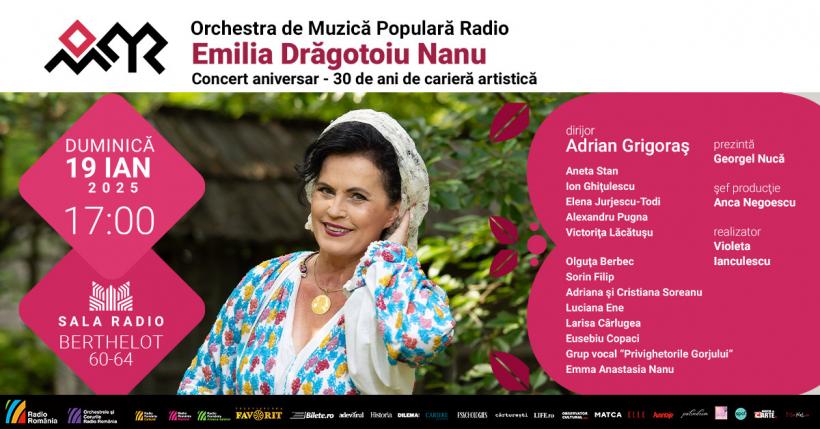 Concert folcloric aniversar: EMILIA DRĂGOTOIU-NANU – 30 de ani de carieră artistică 18936290