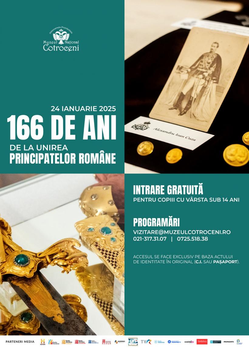 Muzeul Național Cotroceni – deschis pentru public pe 24 ianuarie