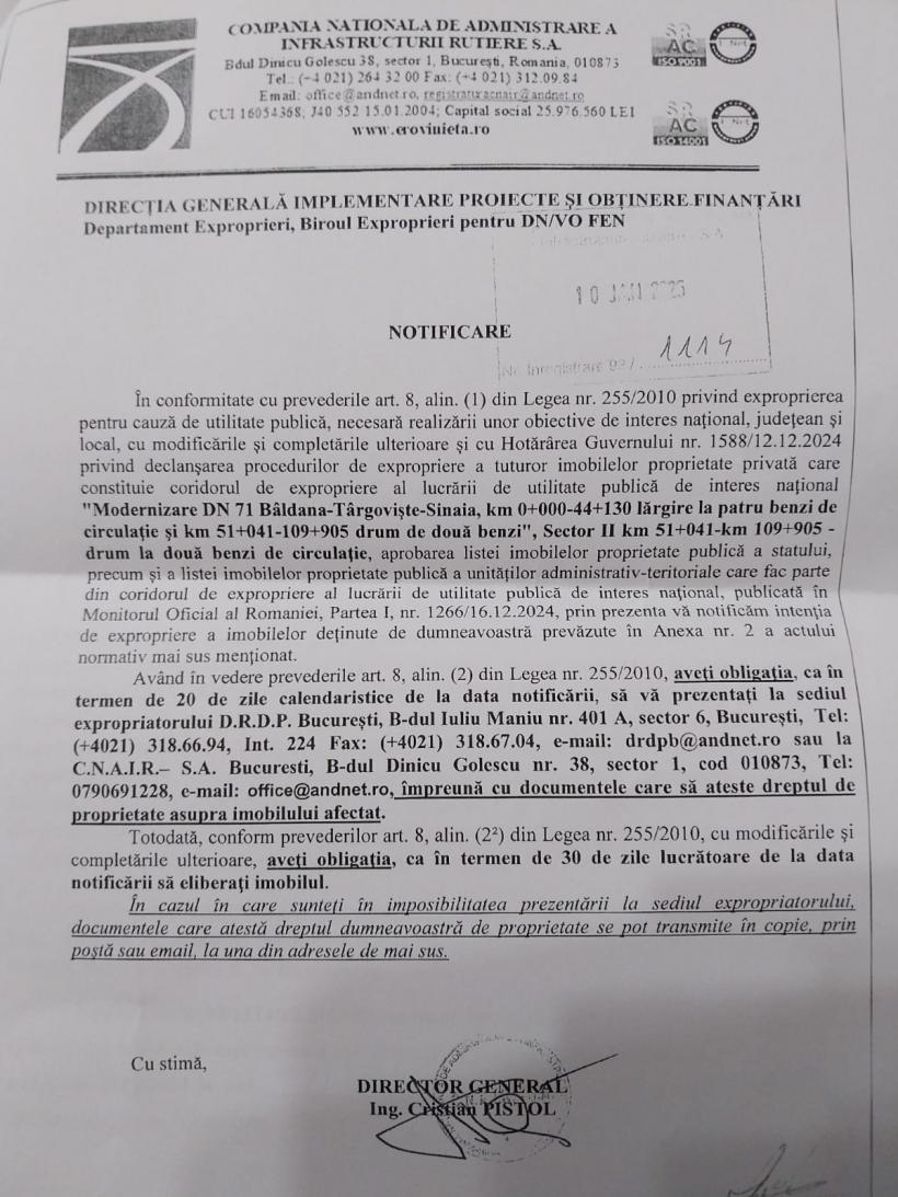 Celulă de criză la Târgoviște, pentru exproprierile inutile. Primul call-center de liniștit cetățenii speriați de un HG 18936962