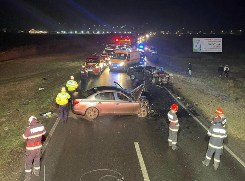 Drumul morții: Accident cu patru răniți, printre care un copil de 7 ani, în comă, pe DN 25, în județul Galați