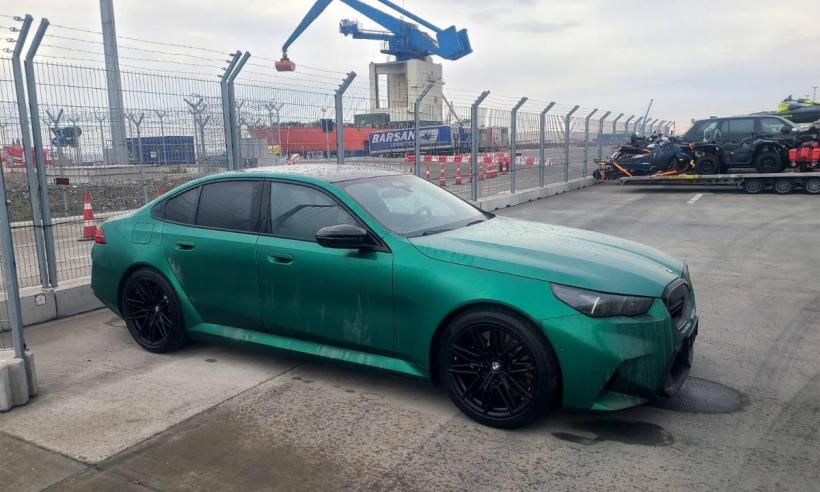 Bolid de lux căutat în Polonia, descoperit în Portul Constanța 18937858