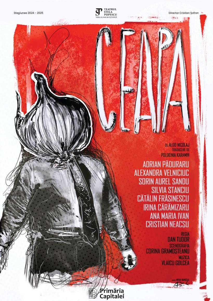 Ceapa – un spectacol marca Teatrul Stela Popescu, revine la Teatrul Nottara