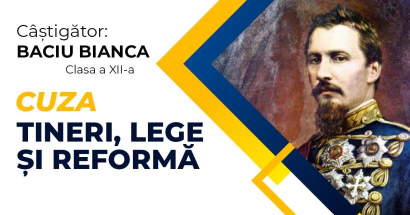 Reformă inspirată de spiritul lui Cuza: Fundația Dan Voiculescu pentru Dezvoltarea României premiază ideea inovatoare a unei tinere din Luduș, Mureș