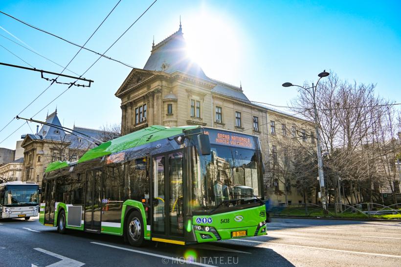 PMB anunţă licitaţie pentru 22 de troleibuze din gama de 12 metri, cu autonomie de minim 20 de kilometri