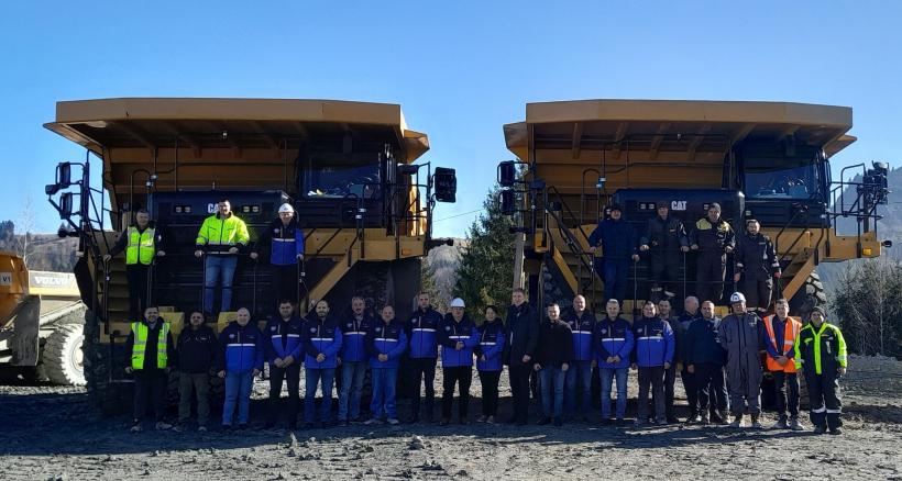 Cupru Min Abrud a cumpărat cele mai mari camioane vândute în România, de peste un milion de euro fiecare,pentru transportul minereului 18939310