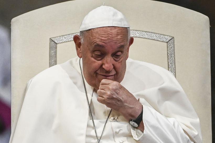 Papa Francisc a dezvăluit în timpul audienței sale săptămânale că suferă de o răceală puternică