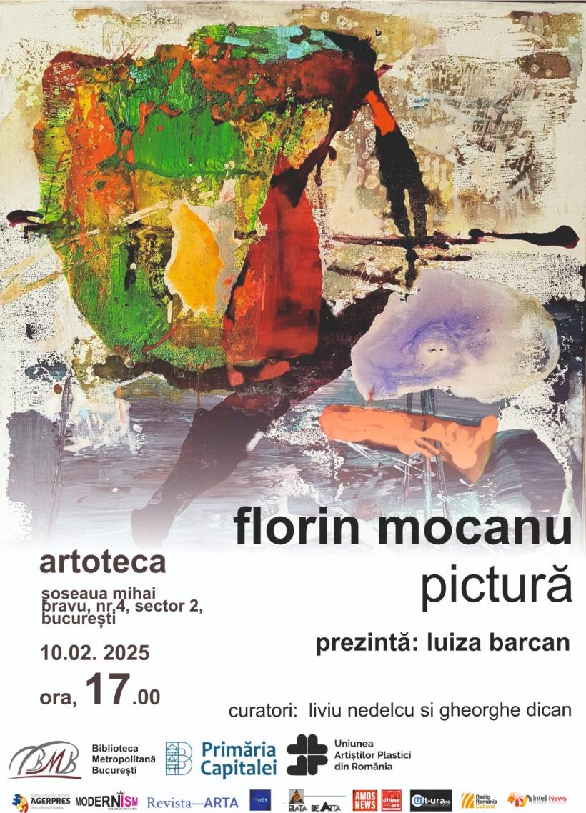 Expoziția „Florin Mocanu - Pictură” la Artoteca BMB