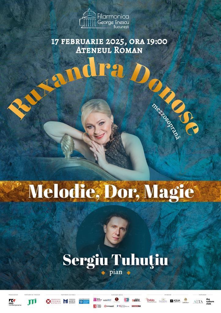 Ruxandra Donose și Sergiu Tuhuțiu încheie turneul Melodie Dor Magie la Ateneul Român, pe 17 februarie 2025 18939712