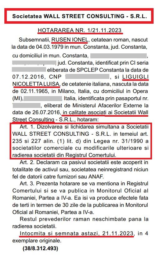 Încrengătura afacerilor înființate de Ionel Rusen, „săgeata” lui Călin Georgescu 18940001