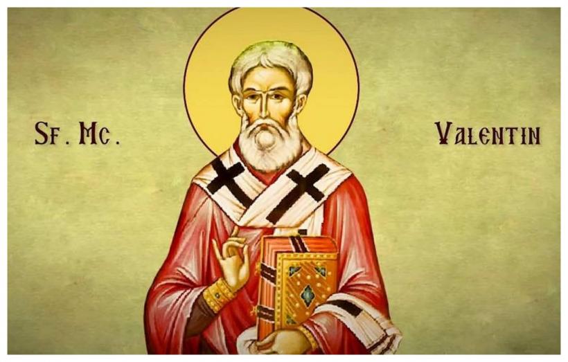 Sfântul Valentin la români. Când este prăznuit în calendarul creștin-ortodox