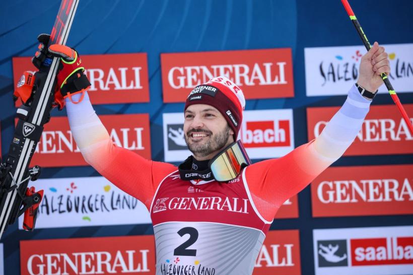 Elvețianul Loic Meillard a câștigat medalia de aur la slalom la Mondialele de schi din Austria