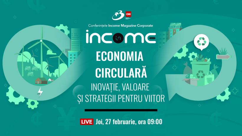 LIVE: A început conferința națională Income Magazine Corporate „Economia Circulară - Inovatie, valoare si strategii pentru viitor” 18941271