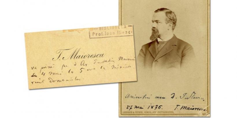 Titu Maiorescu, viespea cu ac de aur a elitei Belle Époque 18941227