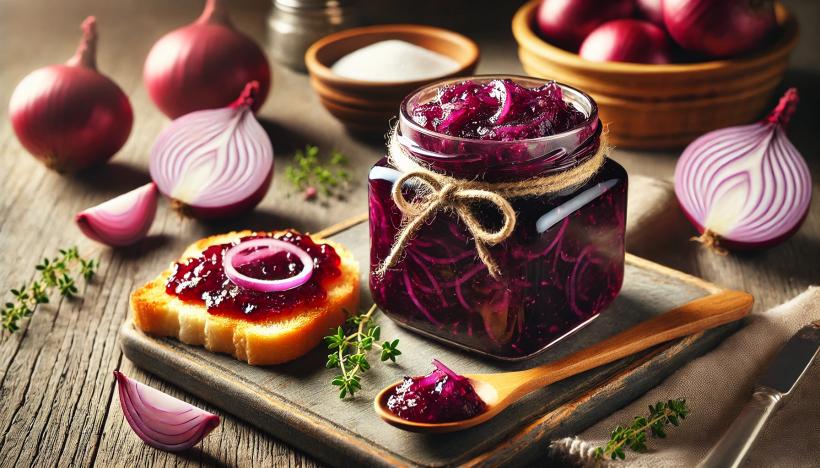 Dulceață de ceapă roșie: Rețetă de casă!  7 utilizări delicioase în preparate gourmet